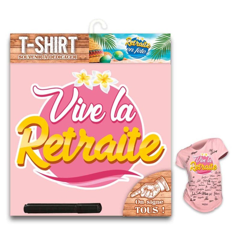 T-shirt retraite femme