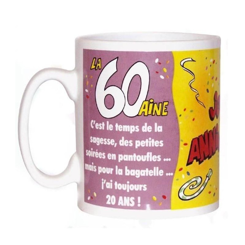 Mug géant 60 ans