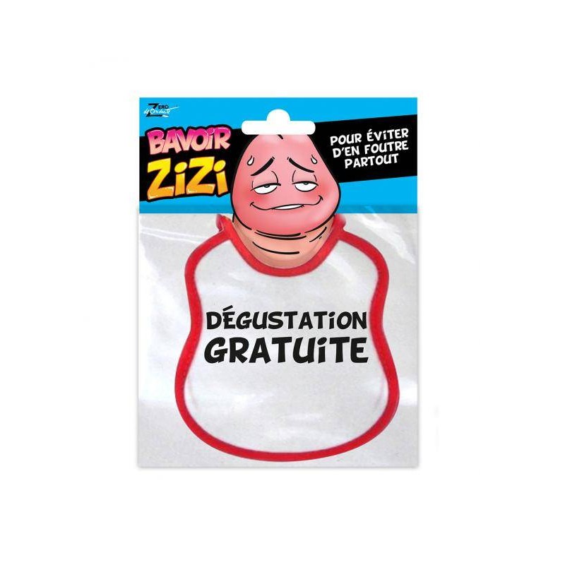 Bavoir zizi dégustation gratuite