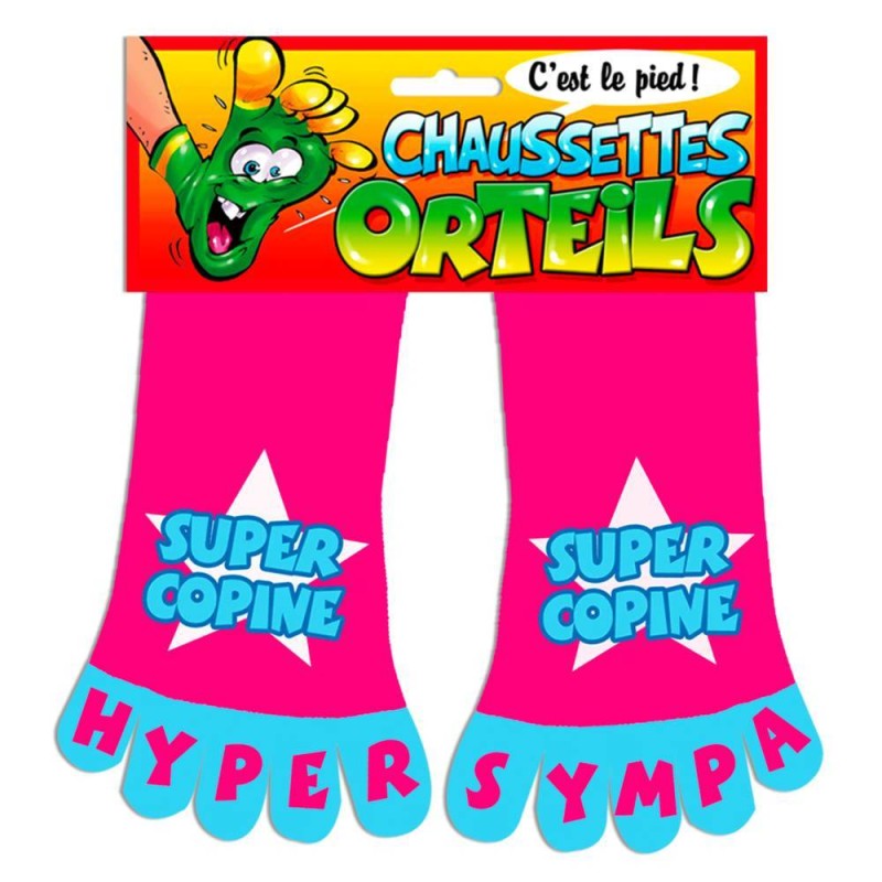 Chaussettes à orteils Super Copine