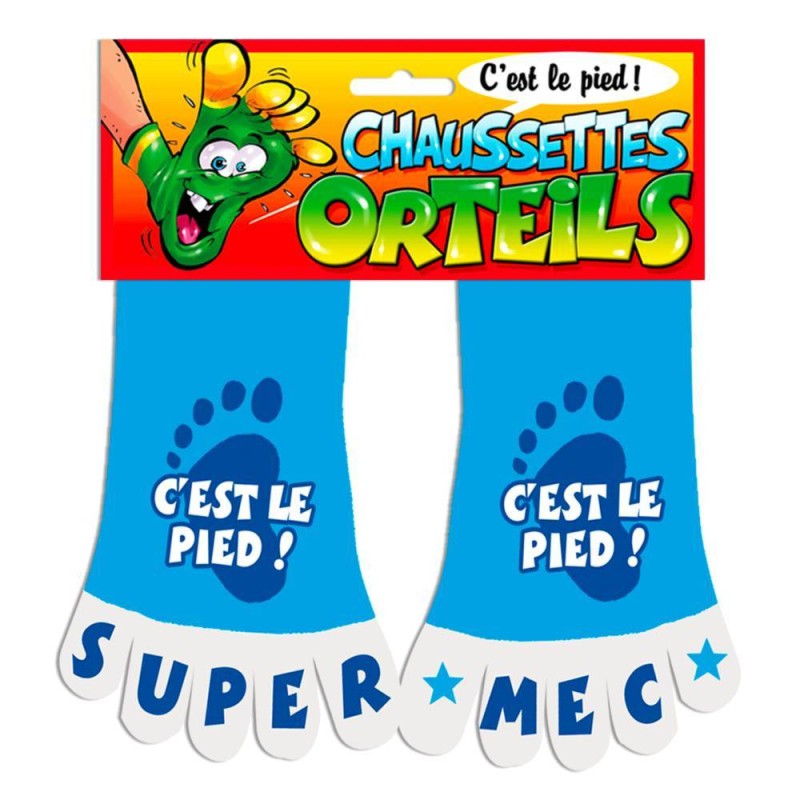 Chaussettes à orteils Super Mec