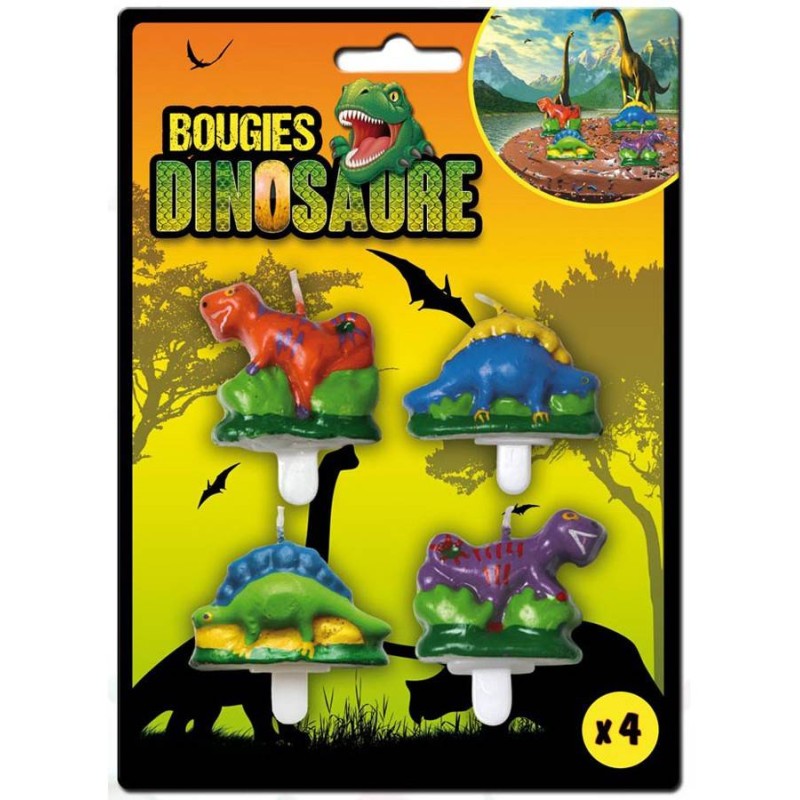 Bougies dinosaure