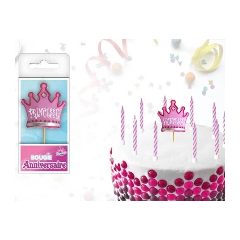 1 bougie anniversaire princesse