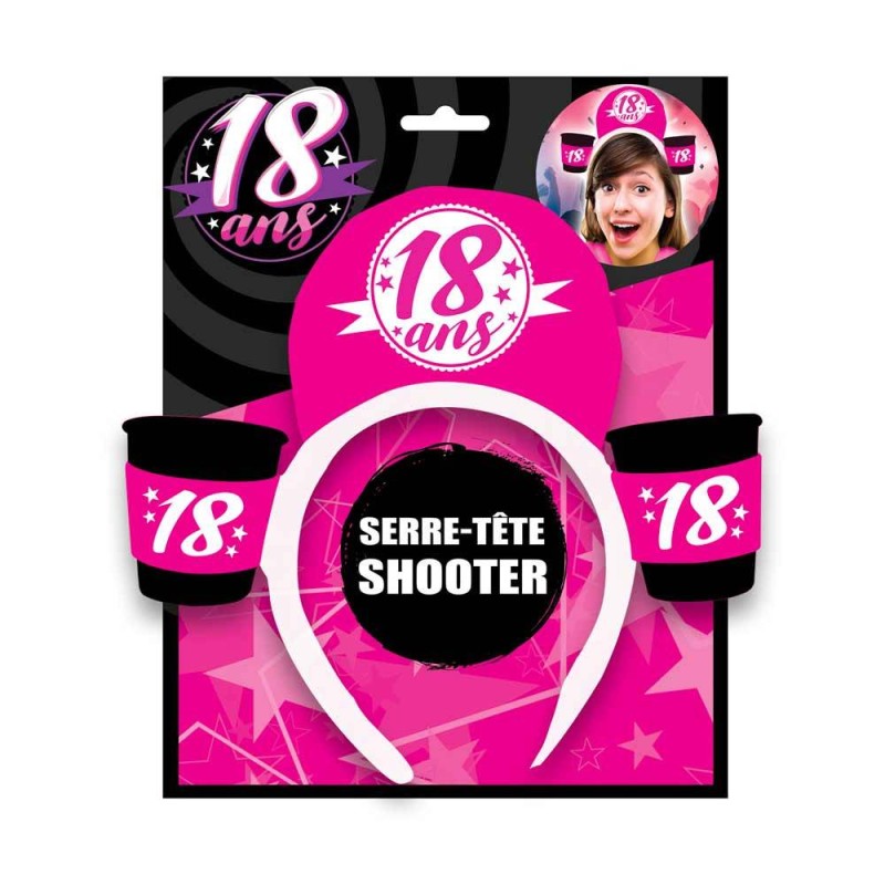 Serre-tête shooter 18 ans femme