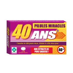 Pilules miracles 40 ans