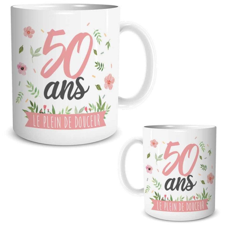 Mug 50 ans femme