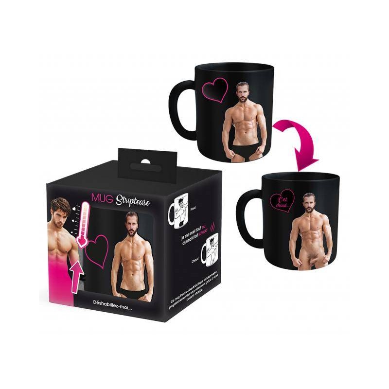 Mug strip-tease homme