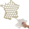 Carte de France pour capsules de bières