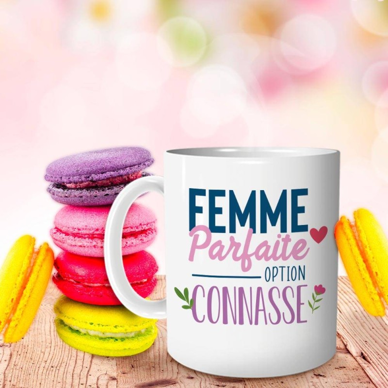 Mug femme parfaite option connasse