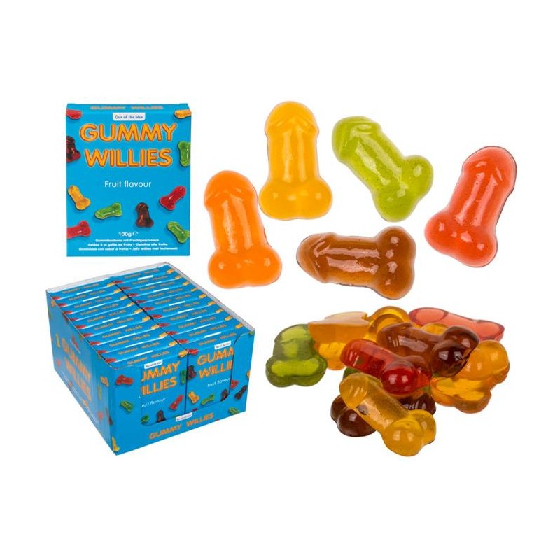 Gomme aux fruits pénis - 100g