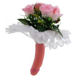 Bouquet de fleurs avec pénis