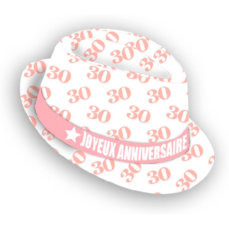 Chapeau anniversaire 30 ans